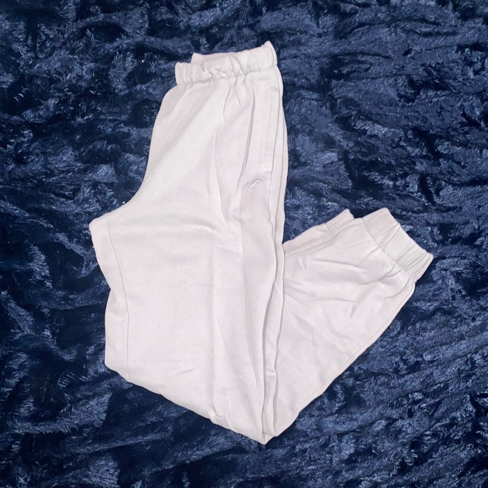 Purple hollister sweatpants